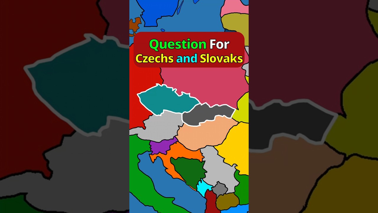 Question For Czechs and Slovaks #czechia #slovakia #mapanimation