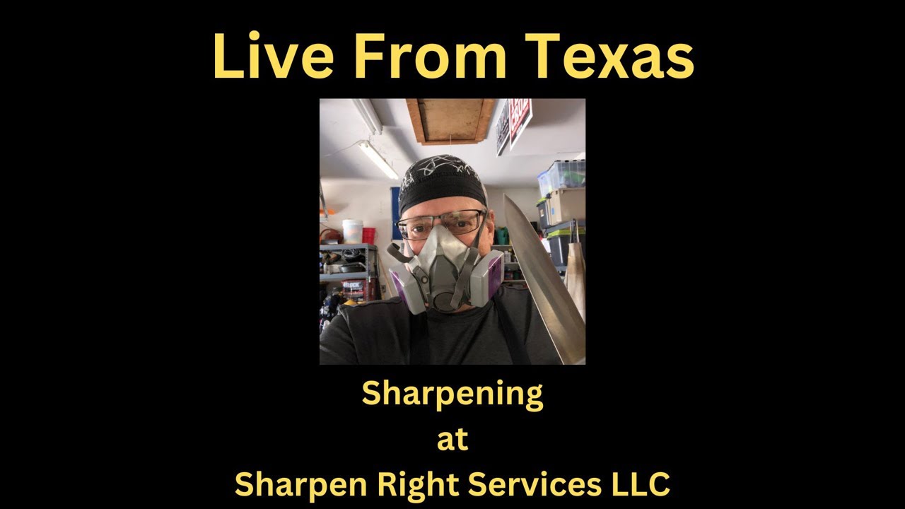 Knife Sharpening Live Sharpen Right Services LLC - Mike White  is live!