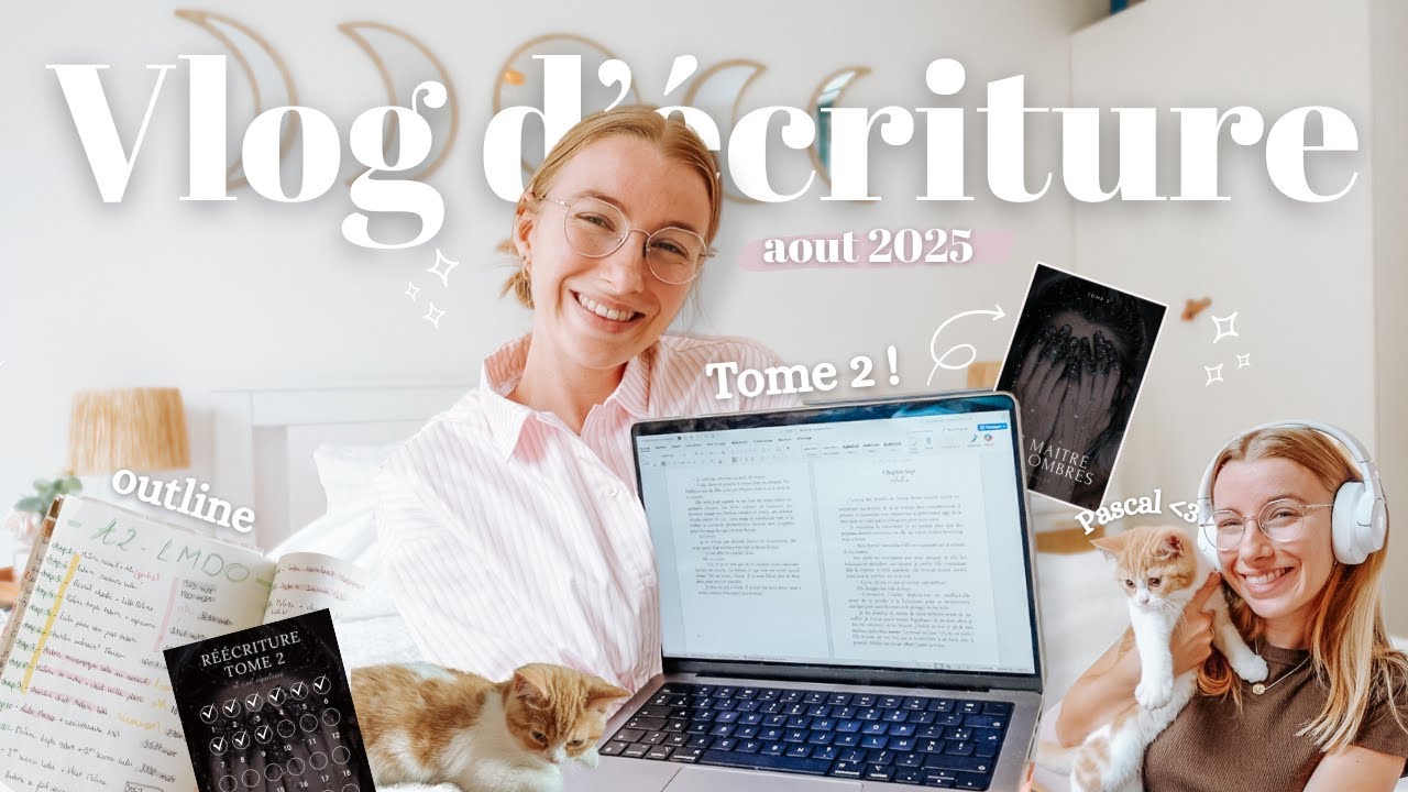 VLOG D'ÉCRITURE N°33 : Et c'est parti pour la réécriture du tome 2 ✨🌪️🖤