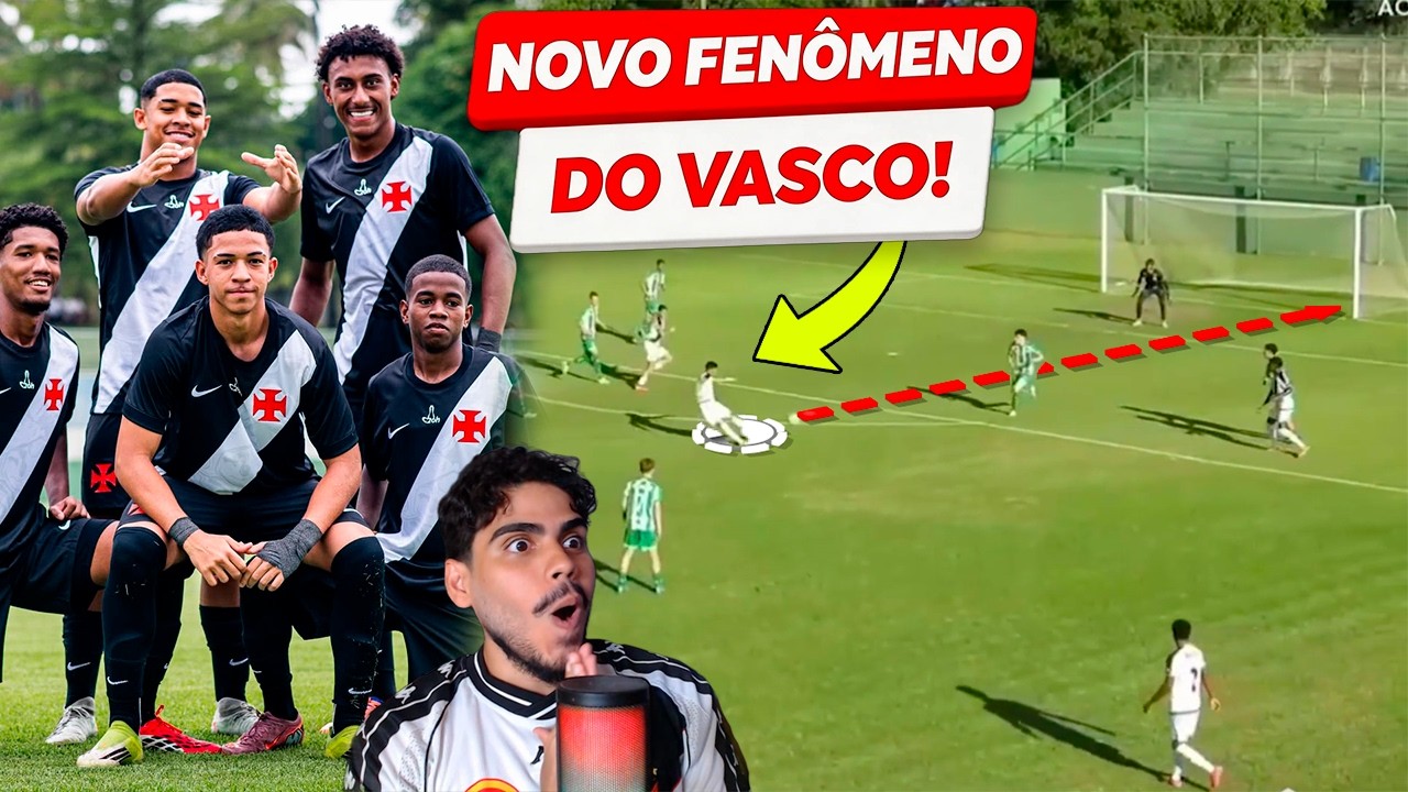 COMO JOGA ANDREY FERNANDES A NOVA JOIA DA BASE DO VASCO!