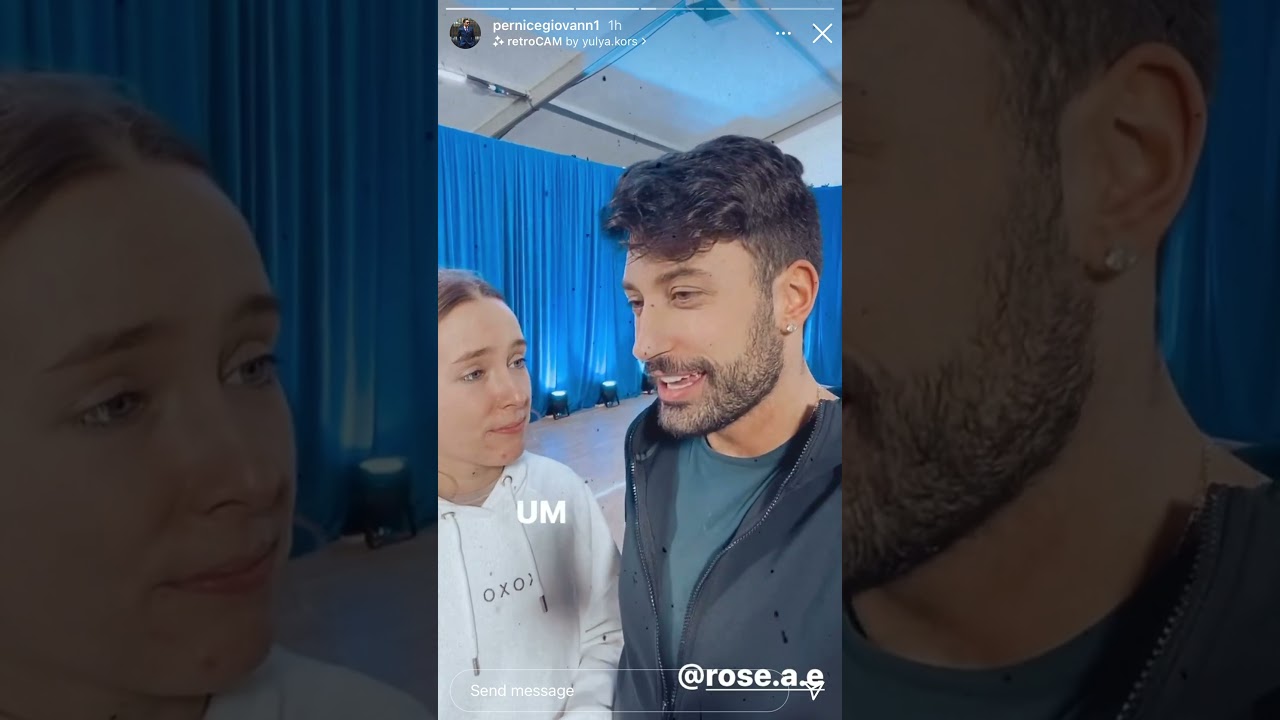 Rose and Giovanni say goodbye to the training room! 😢 (16/12/21)