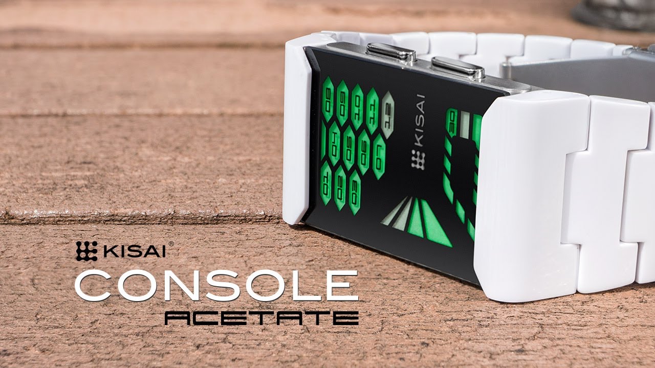 Futuristic Watches: Kisai Console Acetate LED Watch from Tokyoflash Japan