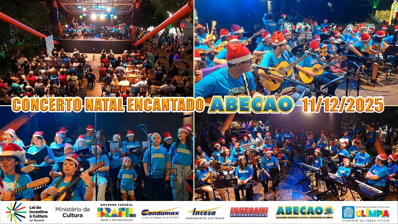 🎷🎶 O Som do Natal Encantado ABECAO Que Encantou o Público | Orquestra de Sopros da ABECAO 2025🎶🎺