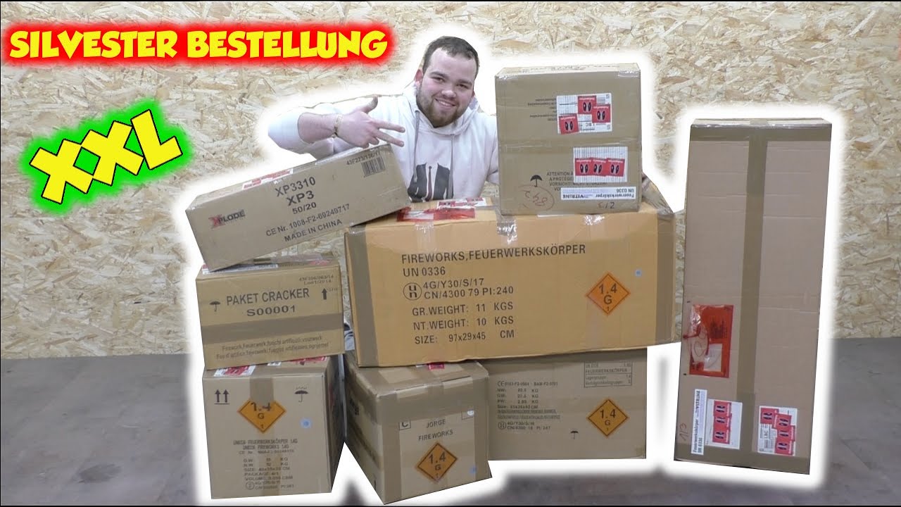 XXXL SILVESTER FEUERWERK UNBOXING 😍 | Feuerwerksvitrine - Sommeraktion | #ProfessorPyro