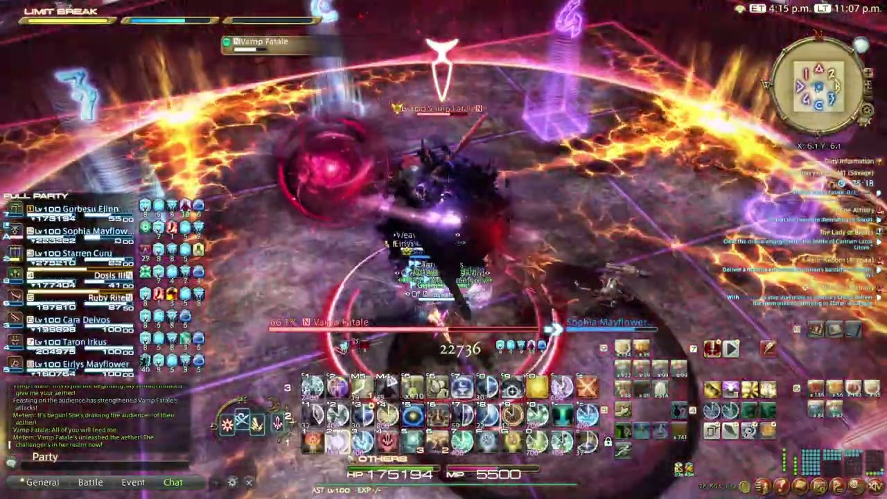 FFXIV AAC Heavyweight M1 (Savage) (M9S) Astrologian Pov