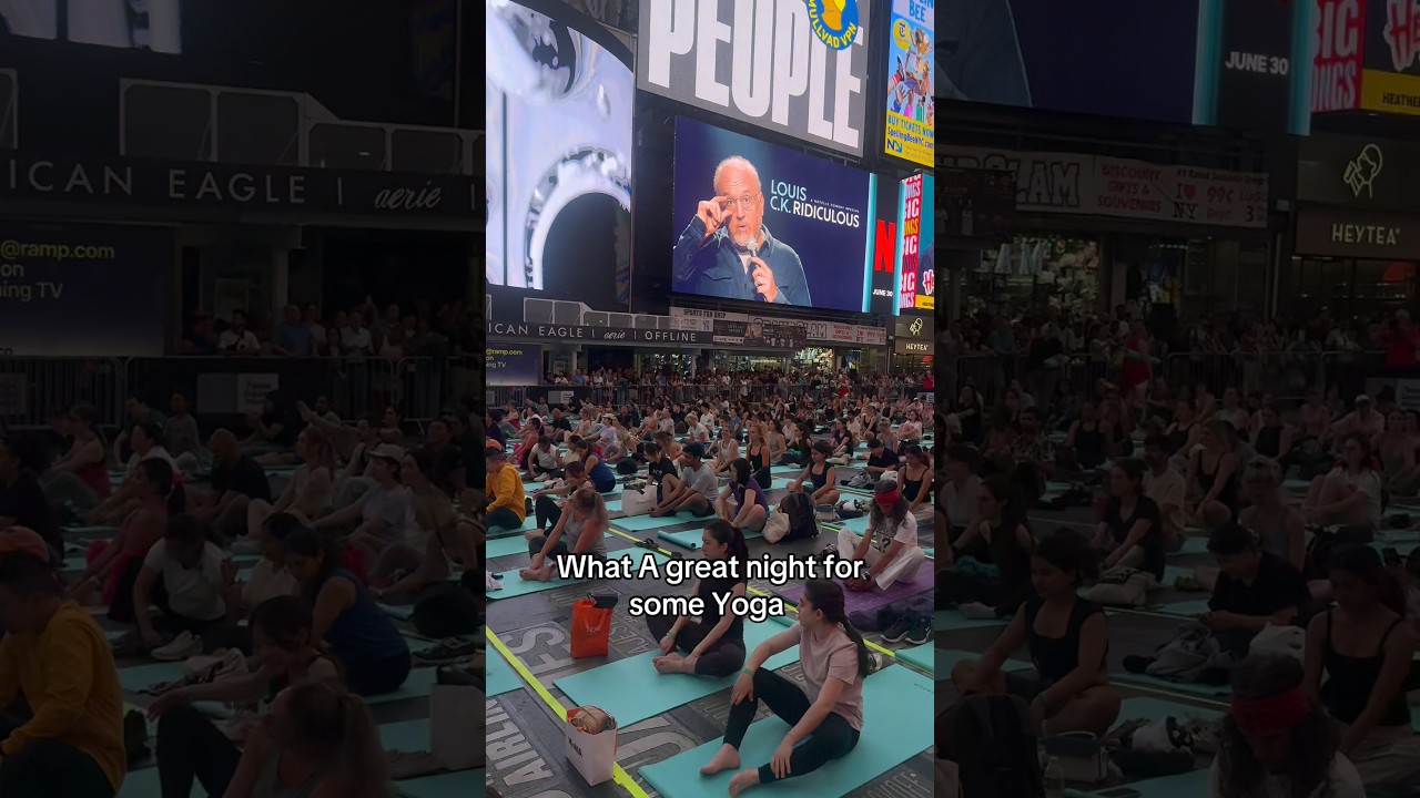 A yoga session they&rsquo;ll never forget #fifaworldcup #norway #usa #nyc