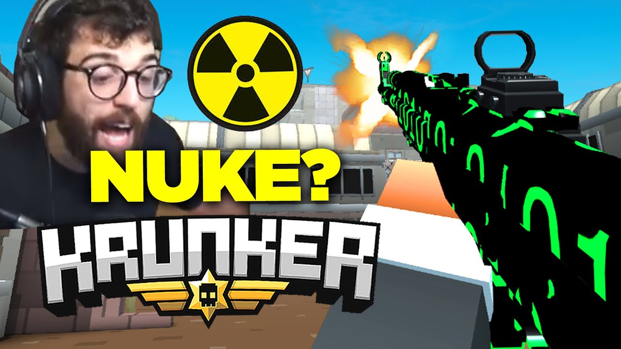 the Krunker.io 21 Kill Nuke Curse is REAL... (new map btw)
