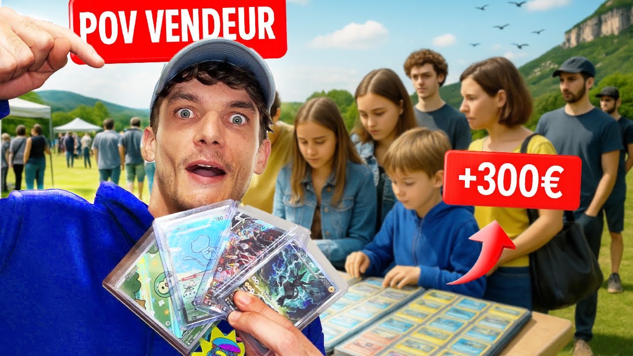 Je VEND mes cartes POK&Eacute;MON en BROCANTE ! (+300&euro;)