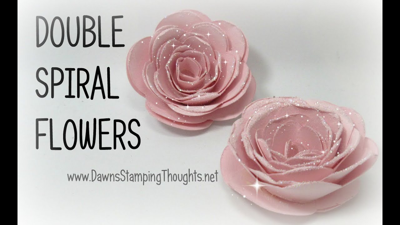 Double Spiral Flowers with Dawn .