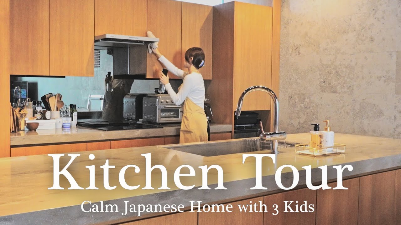 Japanese Kitchen Tour | Calm & Cozy Space with 3 Kids