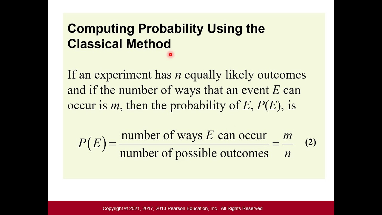 Stats: Probability Rules; Using Empirical and Classical Methods