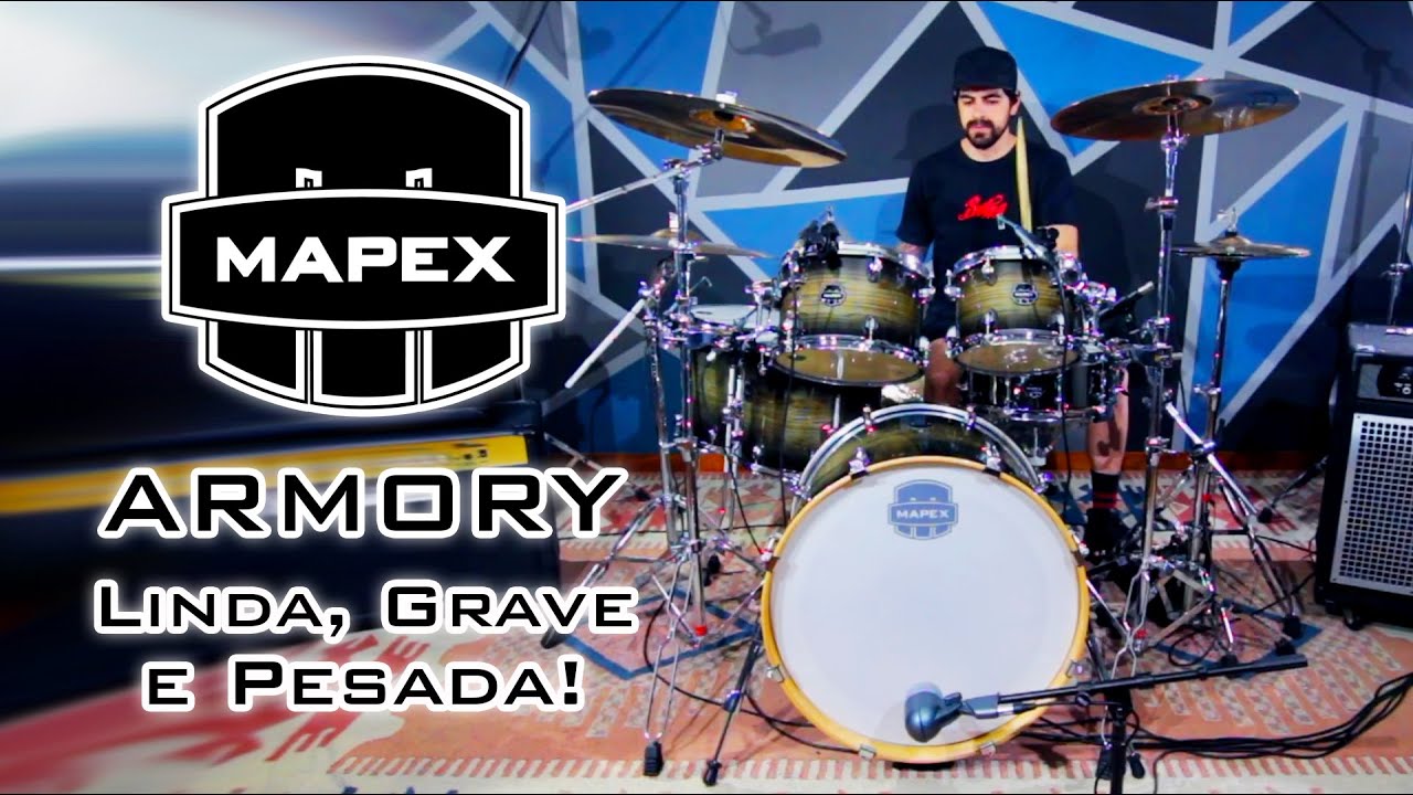 Teste da Bateria Mapex Armory Afinação GRAVE!