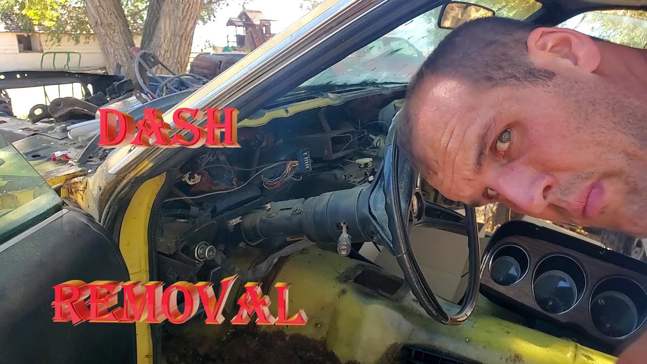 1970 Mustang Mach 1 Car Restoration project: Interior Removal