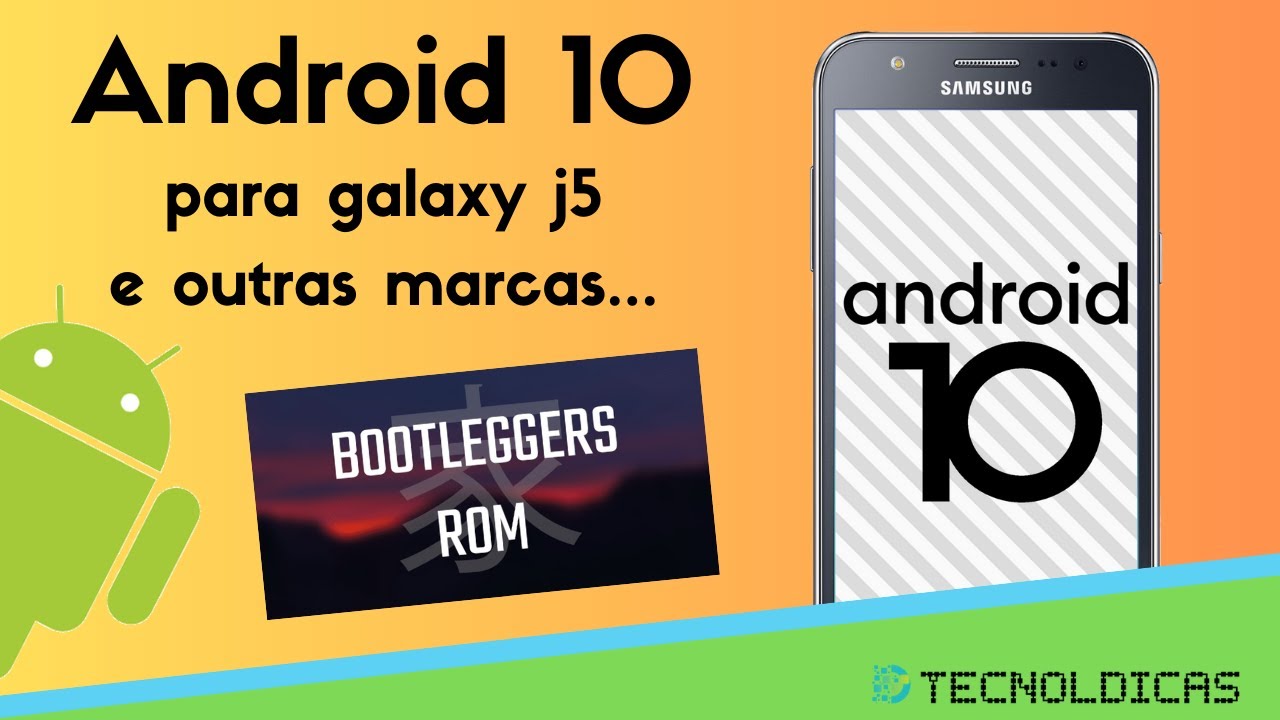 Como instalar Android 10 - Galaxy J5 e Outros.