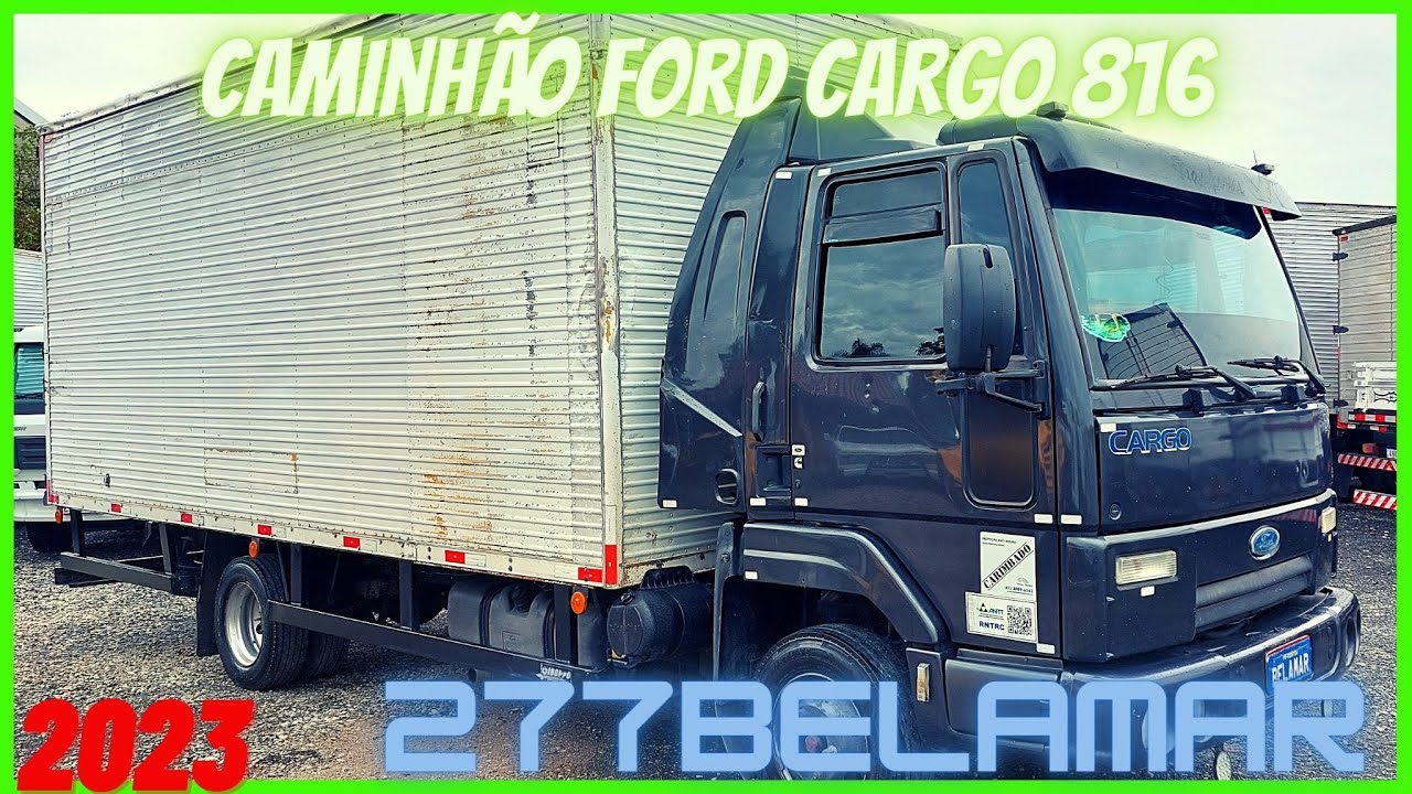 Caminhão Ford Cargo 816 2013 cabine Belp baú de 6x45 mts