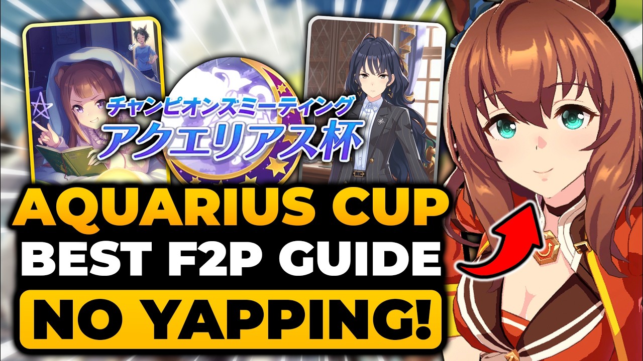 Aquarius Cup Umamusume (BEST F2P GUIDE) How To Win, Build, Teams, Prep, Distribution, AND MORE!