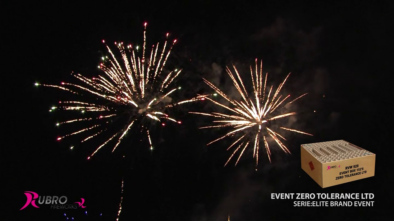 928 Event Zero Tolerance LTD 154'S Rubro Vuurwerk