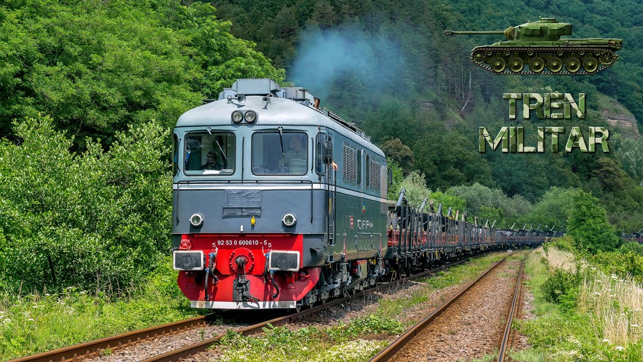 Tren militar in judetul Sibiu
