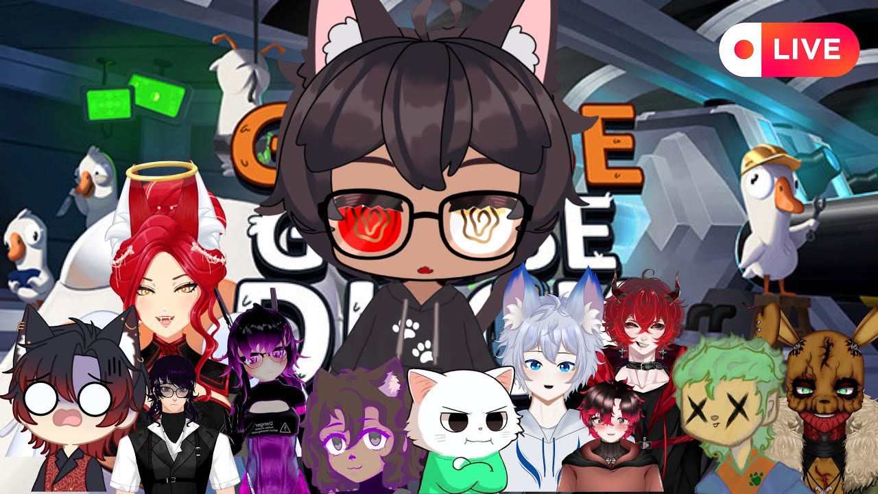 (Live em Pé) COLLAB DE GOOSE GOOSE DUCK VAMO BORA #aovivo 【#VTUBER】