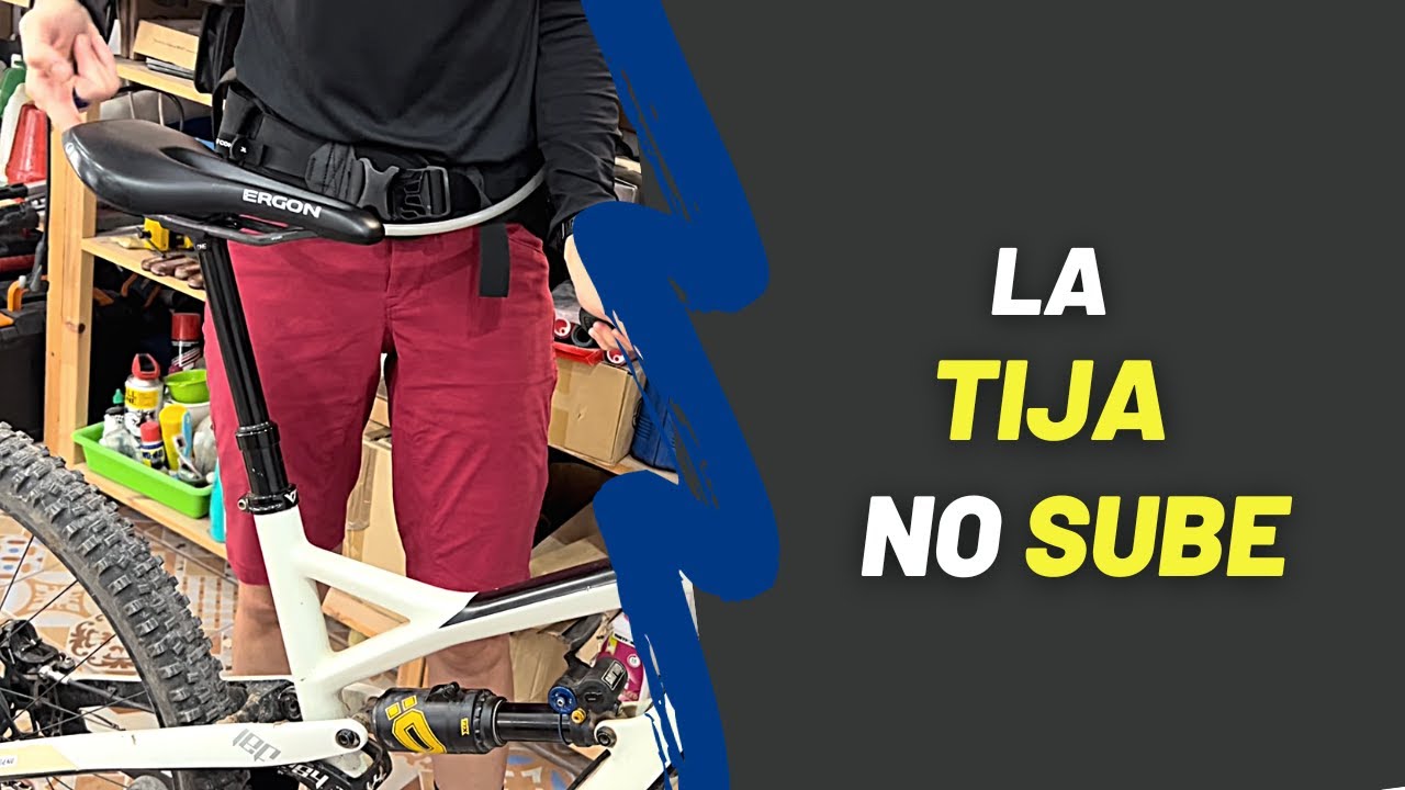 La tija no sube? 🫣: por qu&eacute; no sube la tija telesc&oacute;pica? Falla la &uacute;ltima parte - falta aire? - MTB