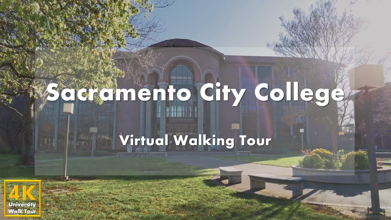 Городской колледж Сакраменто (Sacramento City College) – виртуальная пешеходная экскурсия [4k 60fps]