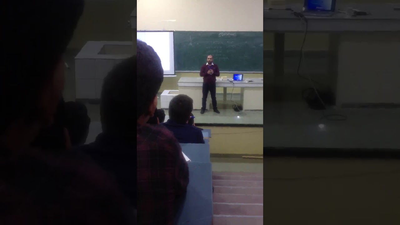 Wakil Sarfaraz  at Kabul University Afghanistan in March 2018