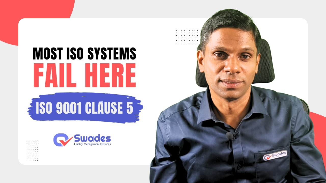 Most ISO Systems Fail Here | ISO 9001 Clause 5 Explained for MSMEs