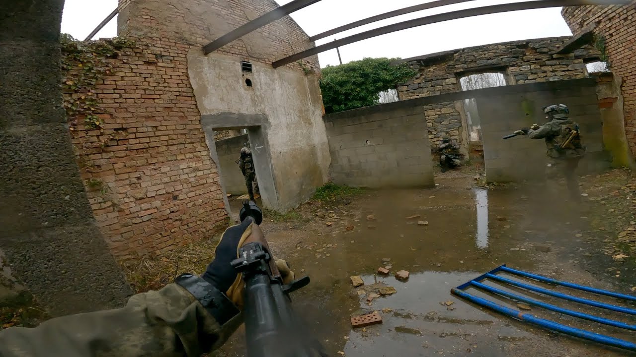 AIRSOFT : Ak GHK v3 gameplay