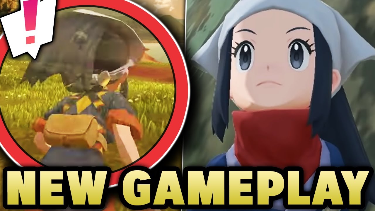 NEW Pokemon Legends Arceus Gameplay! First Person Mode, Multiple Battles At Once and More!