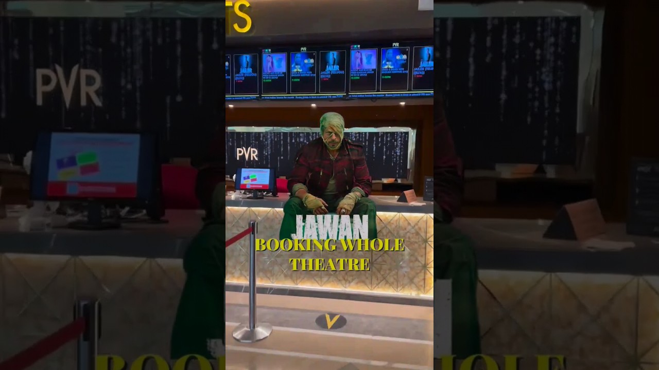jawan movie tickets booking whole theater first day first show #srk  #jawanmovie #booking