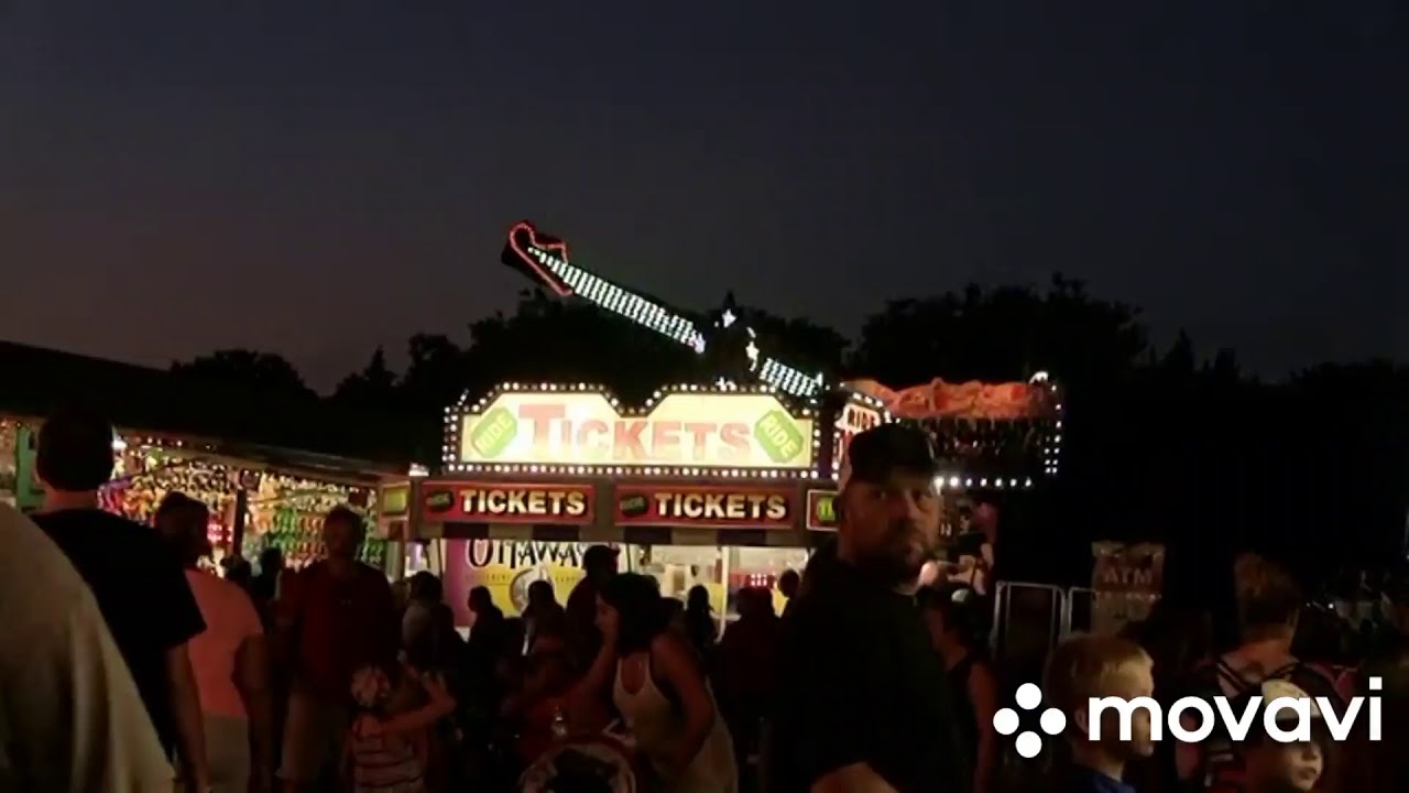 Ottaway Amusements Carnival At Night