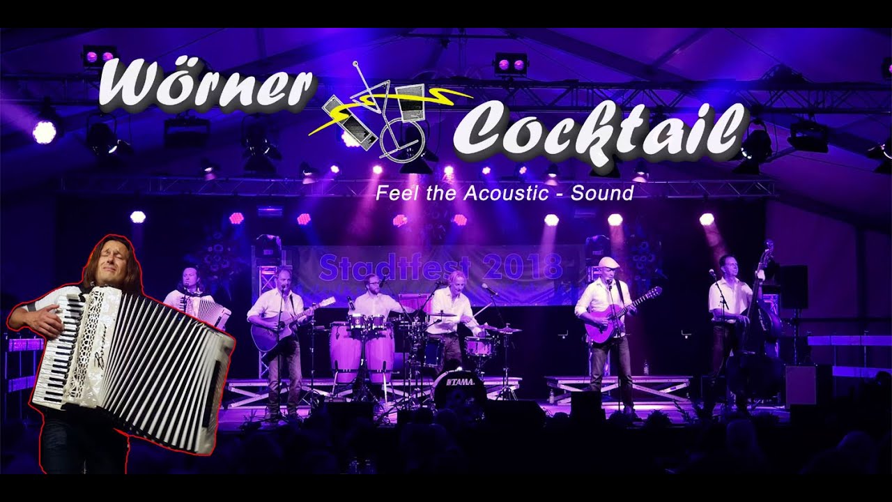 Wörner Cocktail Live / Bühne - Stadtfest Waghäusel 2018