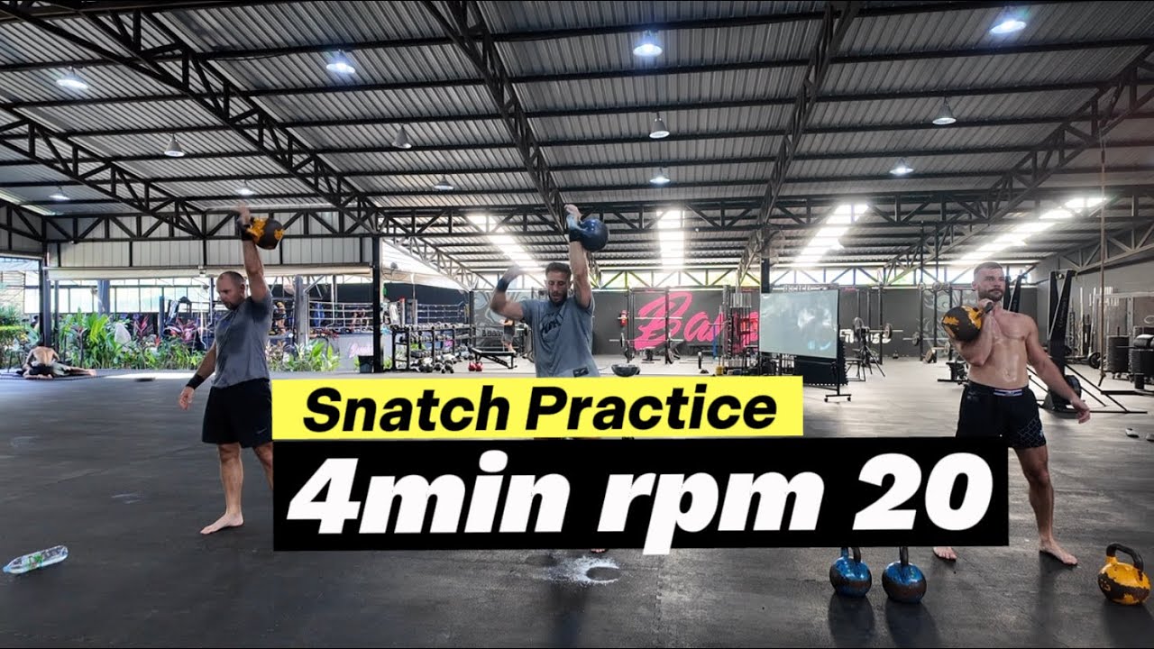 Snatch Practice | Competition Prep | Kettlebells and Conditioning Asia | Bangtao Muay Thai and MMA