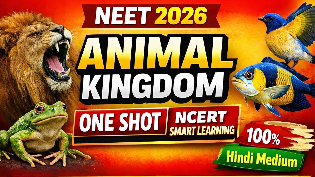 Animal kingdom for neet student /11th biology/ hindi medium/ one shot 