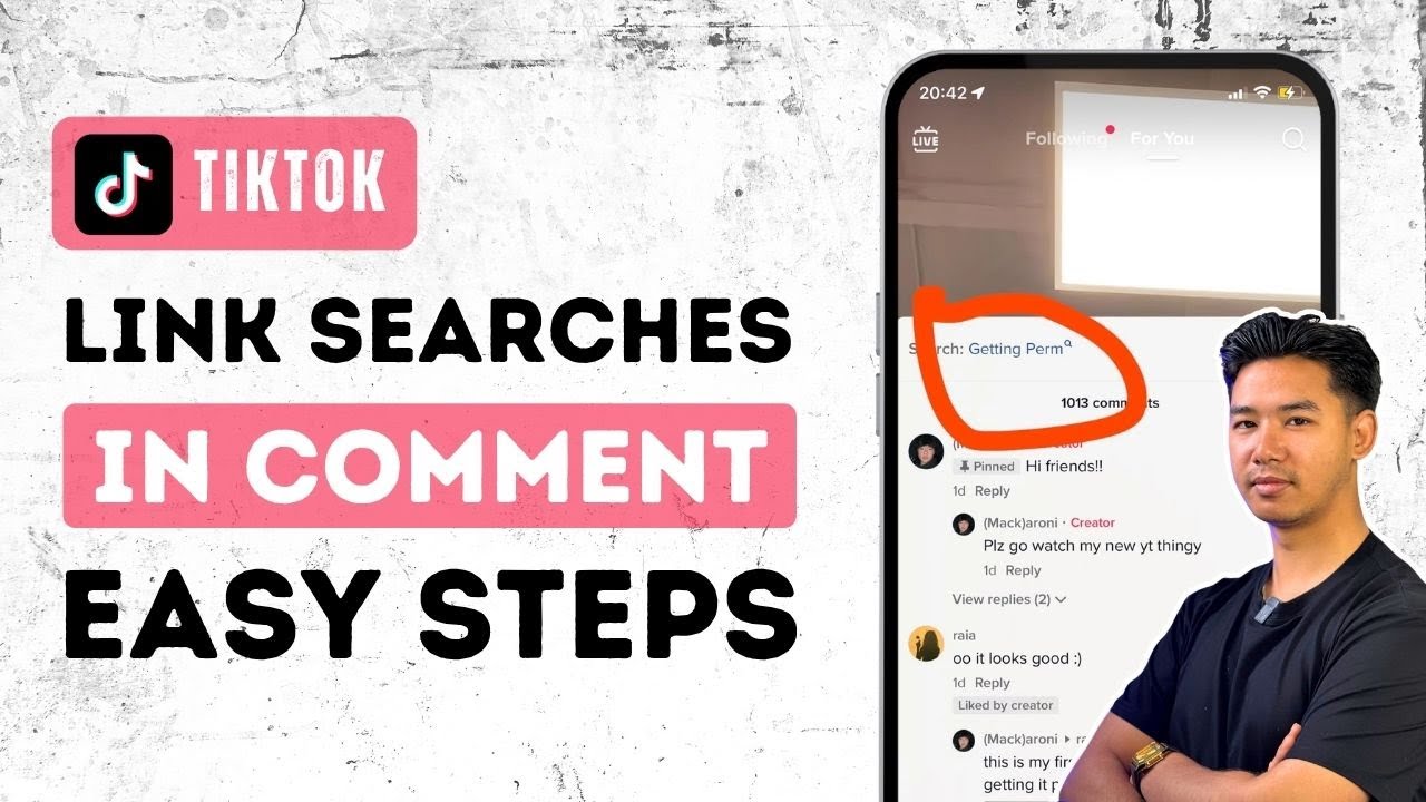 How To Link Searches In TikTok Comments