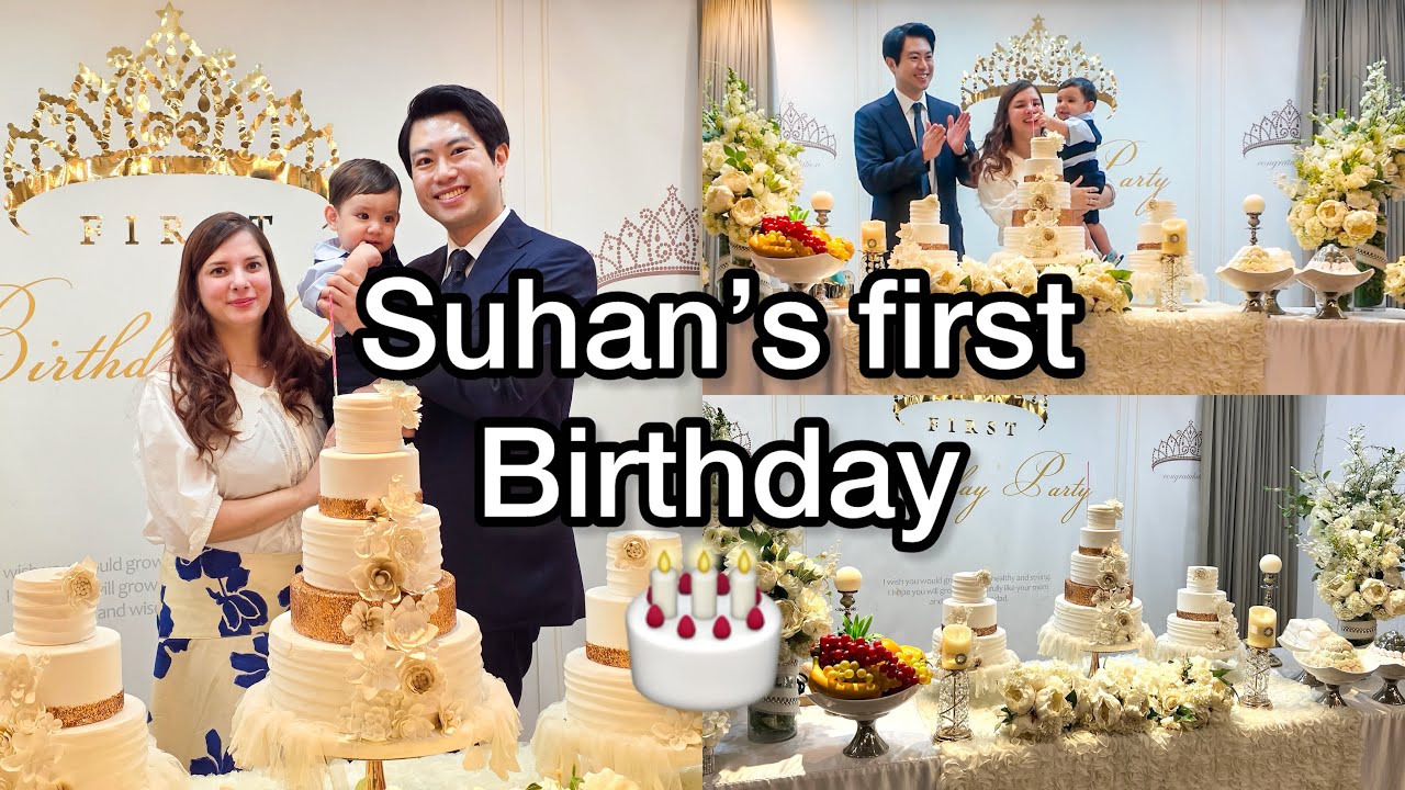 Suhan’s first birthday Vlog | Indian Korean baby