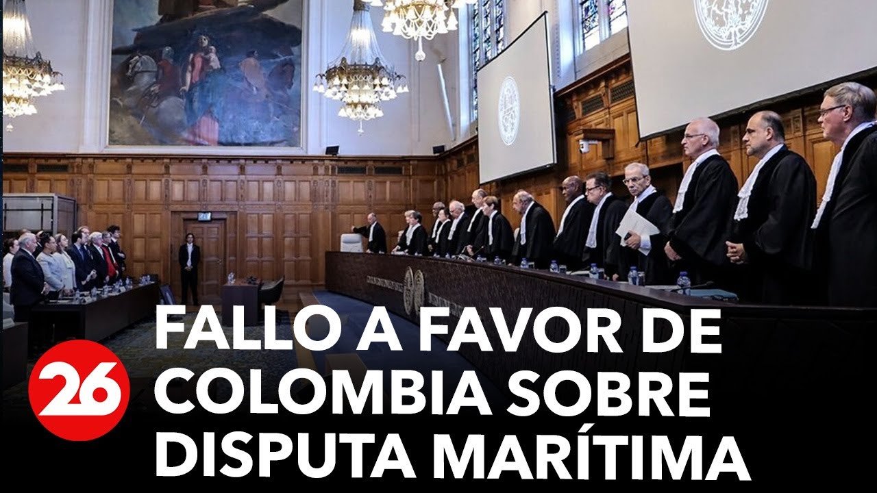 La Corte Internacional de Justicia fall&oacute; a favor de Colombia en una disputa mar&iacute;tima con Nicaragua