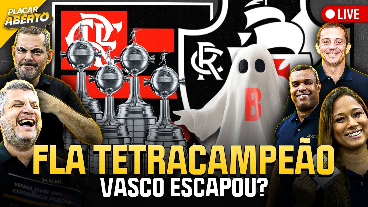 FLAMENGO TETRACAMPE&Atilde;O DA LIBERTADORES! MAIS UMA DECIS&Atilde;O NO BRASILEIRO E MAIS | Placar Aberto | 01/12