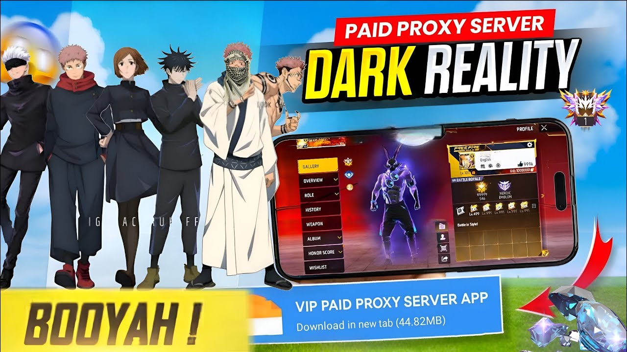 HOW TO DOWNLOAD PROXY SERVER IN FREE FIRE 💯😱🔥 | FREE FIRE OFFICIAL VIP PROXY SERVER FREE FIRE INDIA 