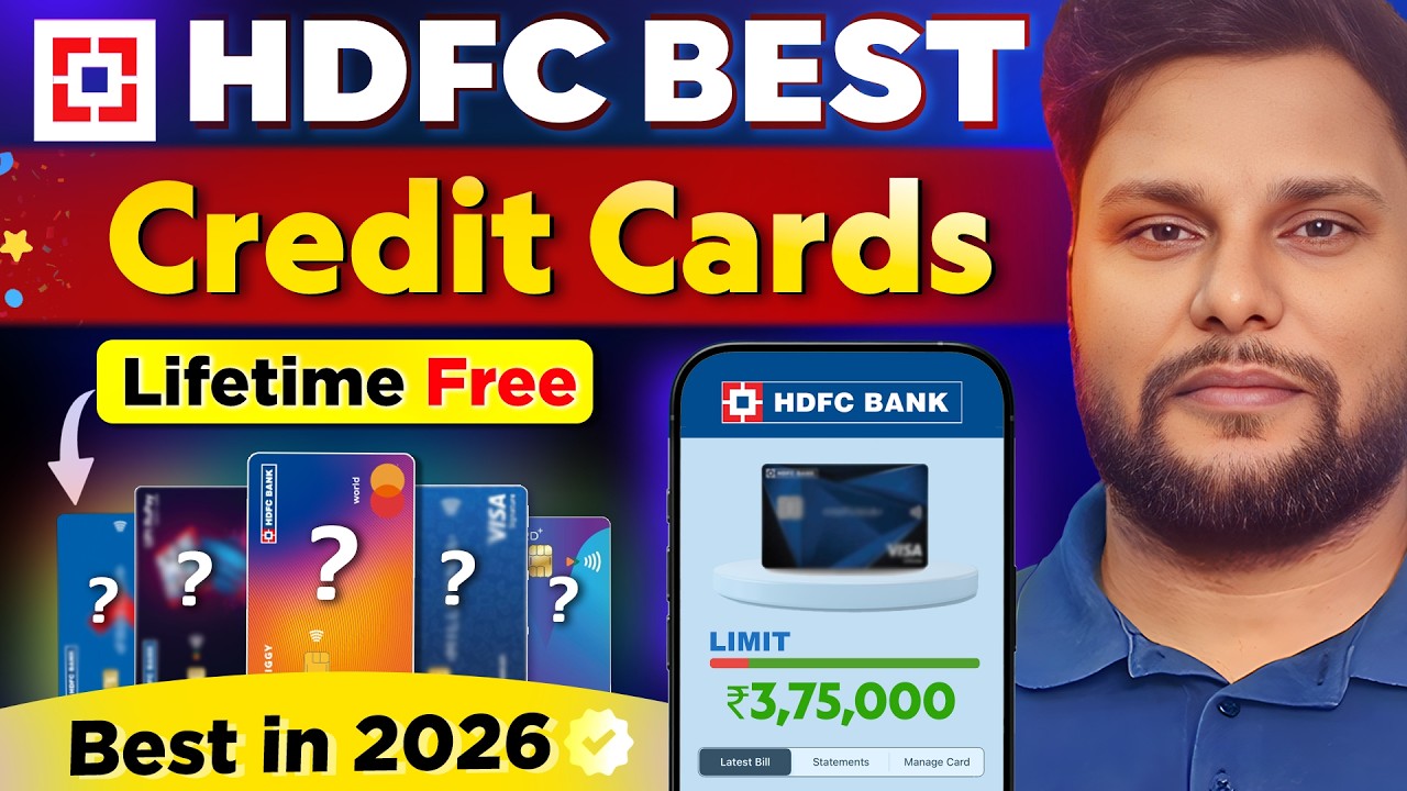 Best HDFC Credit Card - LIFETIME FREE ✅ | HDFC Credit Card - Best in 2026