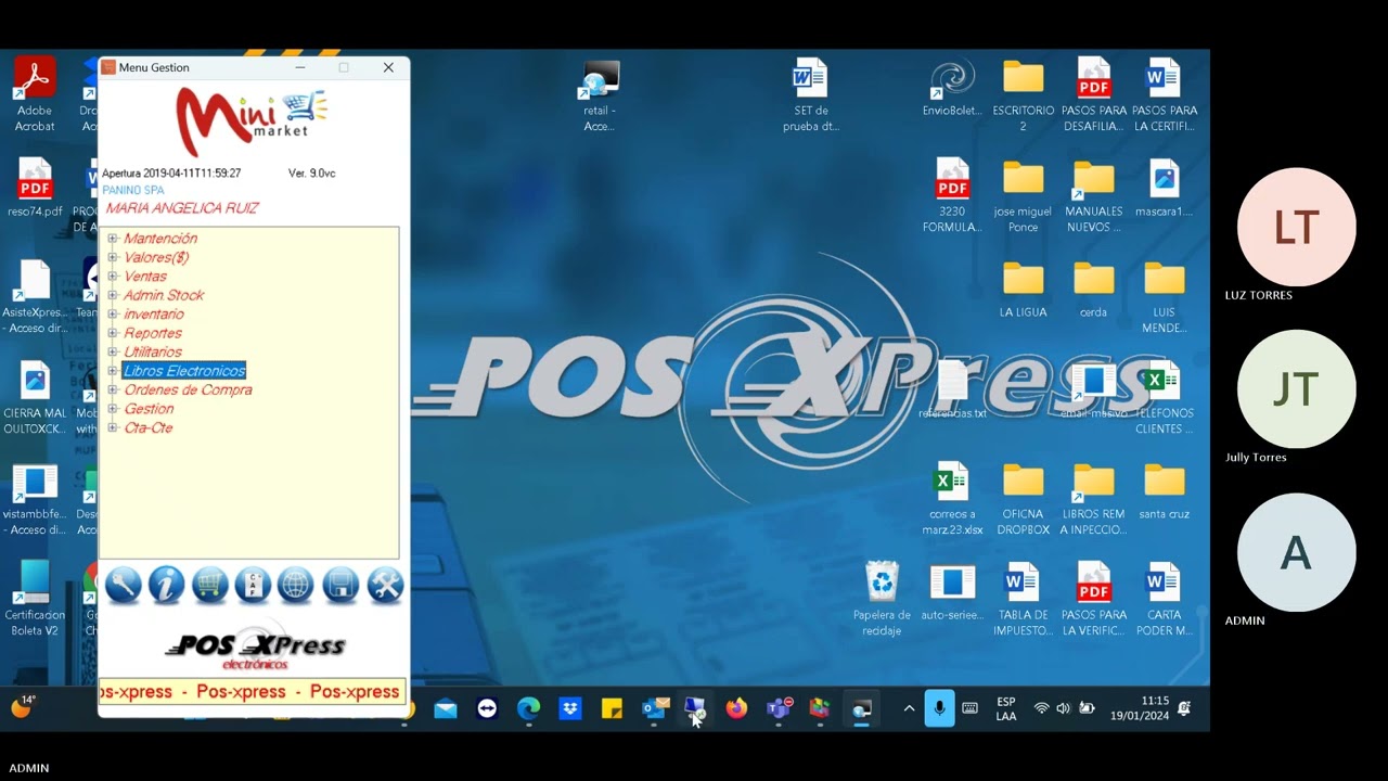 Charla Reporte Ventas Pos xpress  19 01 2024