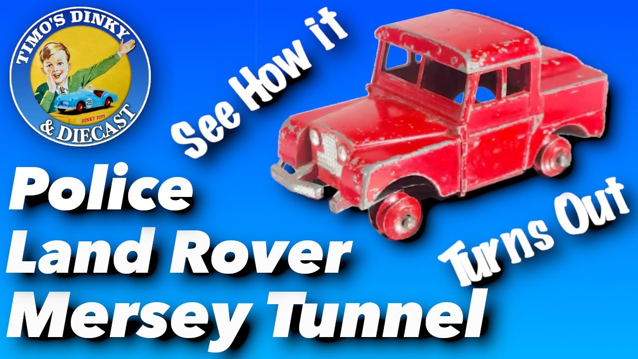Dinky 255 Mersey Tunnel Land Rover #реставрация #corgi #dinky