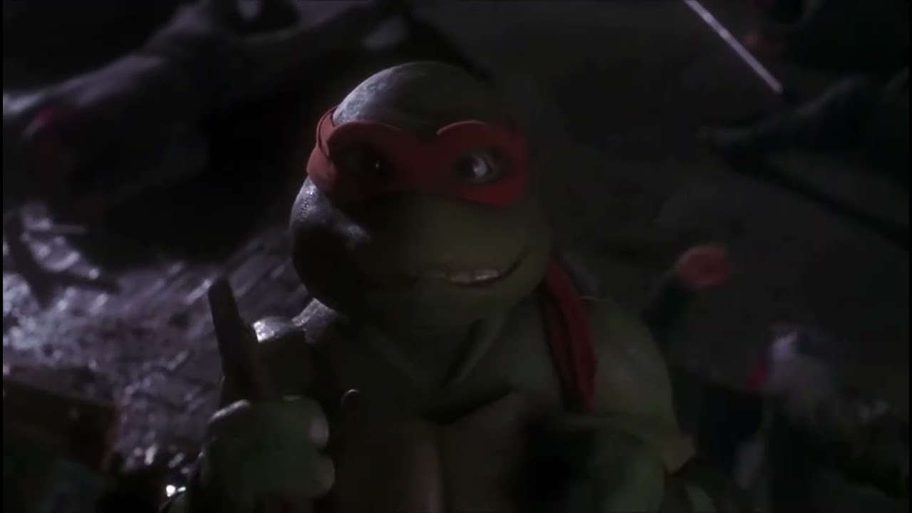 TMNT vs foot clan 1990 final fight scene 