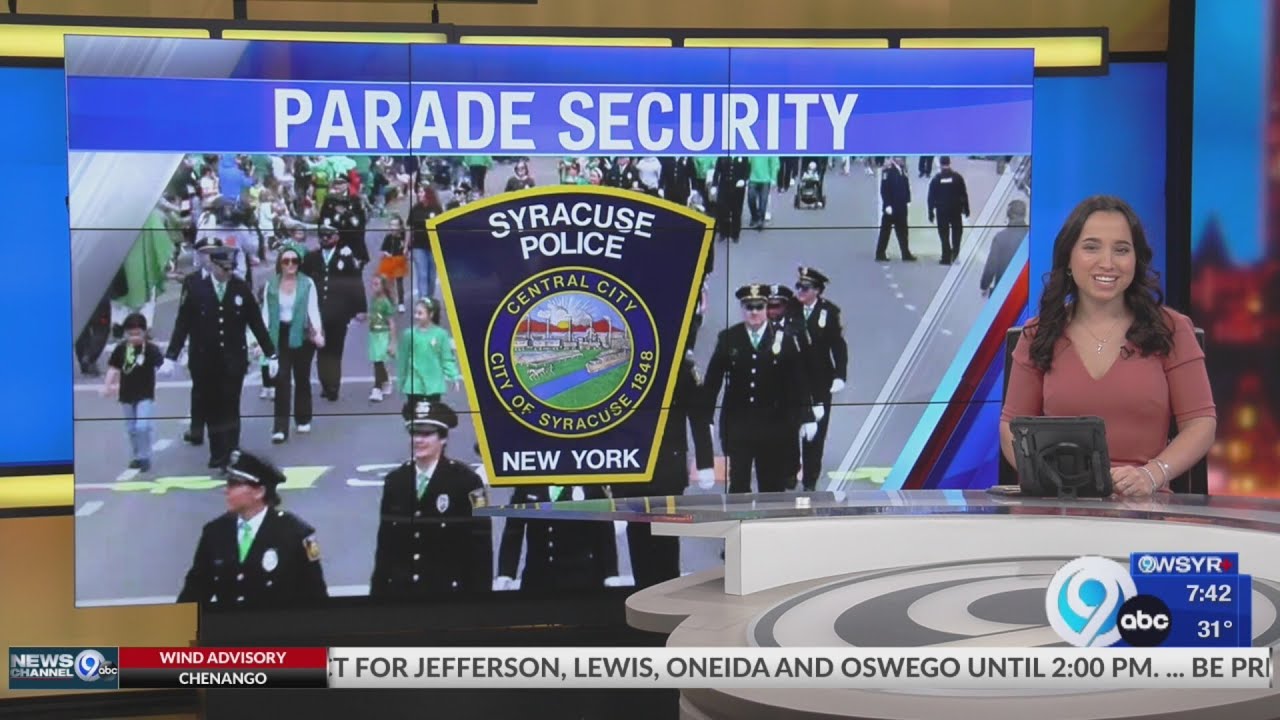 TMN Saturday --  St. Patrick's Parade security
