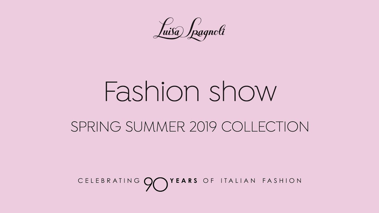Luisa Spagnoli Fashion Show - Spring Summer 2019 collection