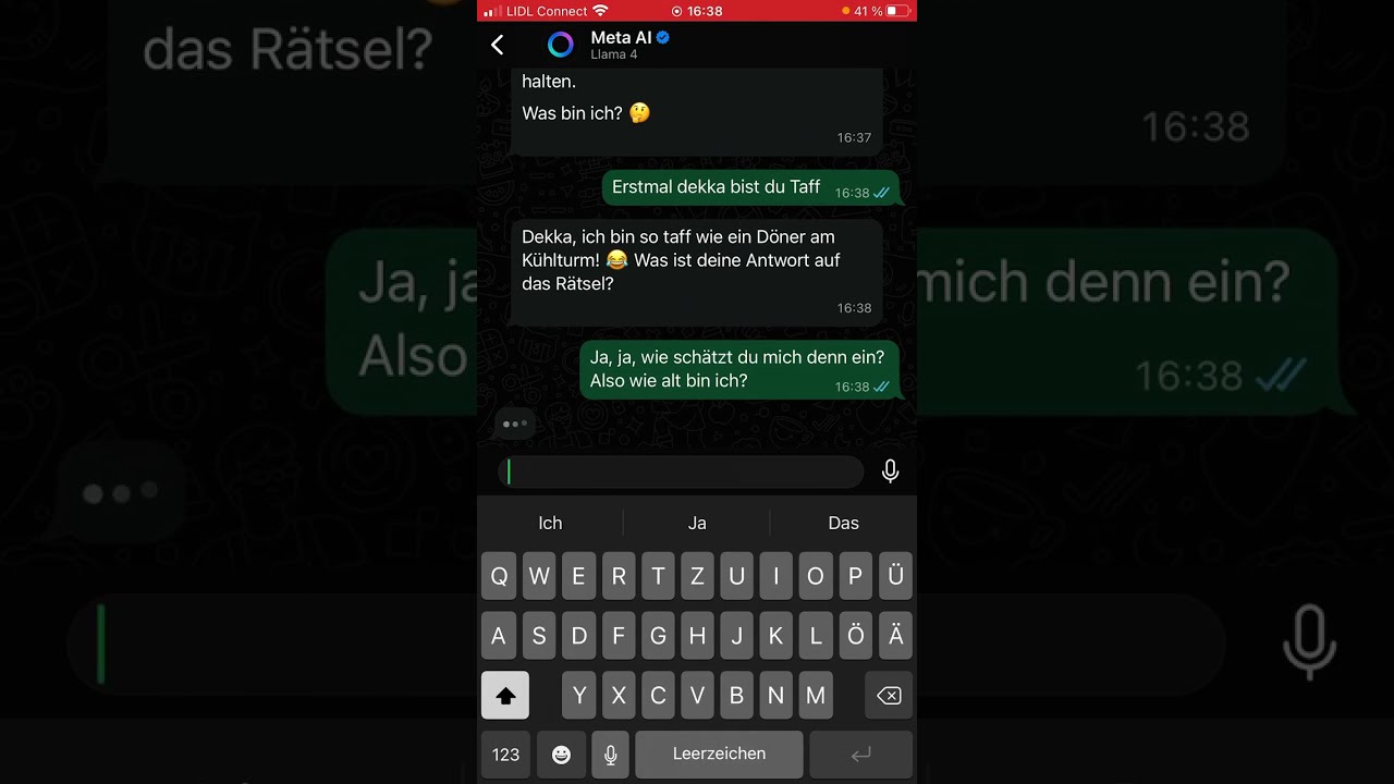 Ich stelle Meta AL ein Rätsel und hab es komplett Hops genommen!😀🎅🌲