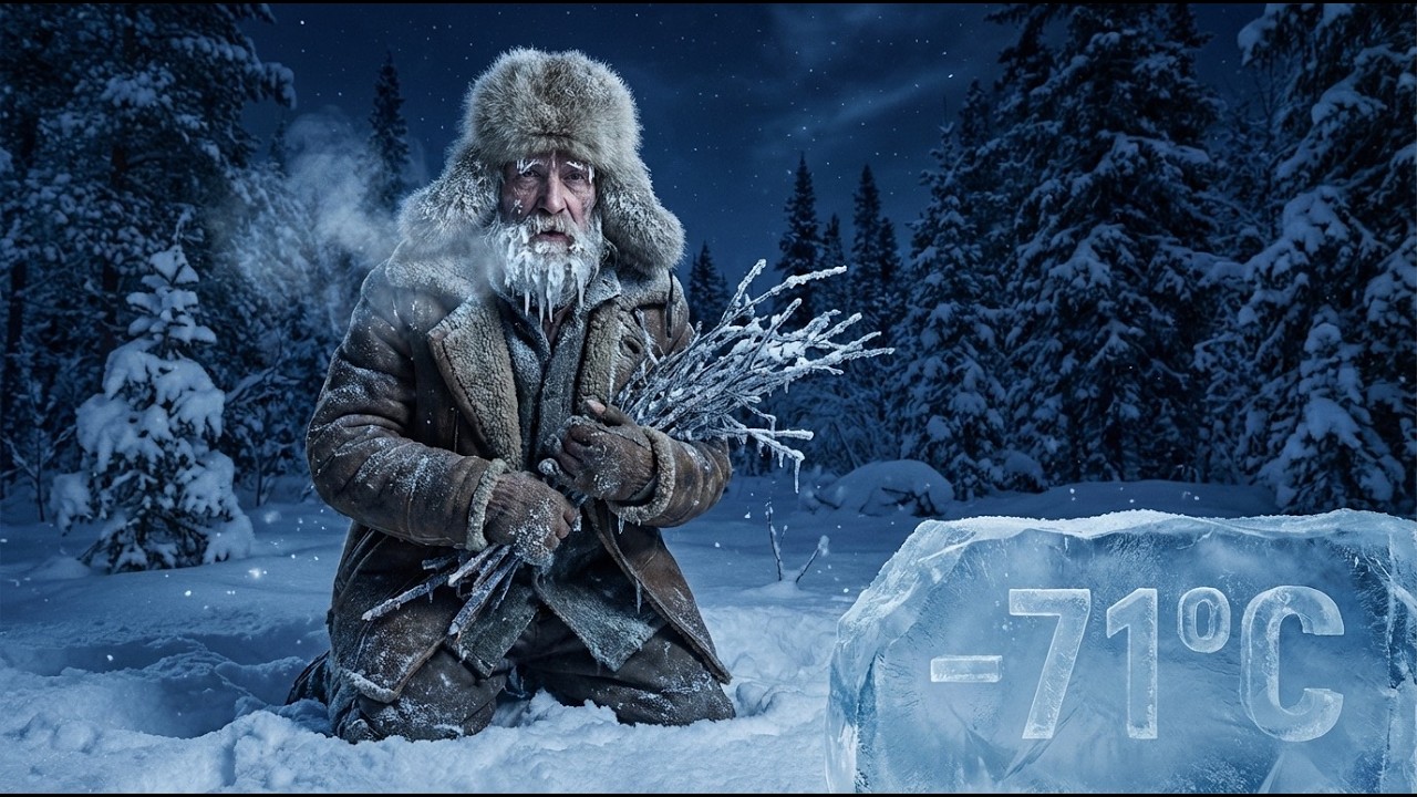 One Old Man vs −71°C — Brutal Arctic Survival