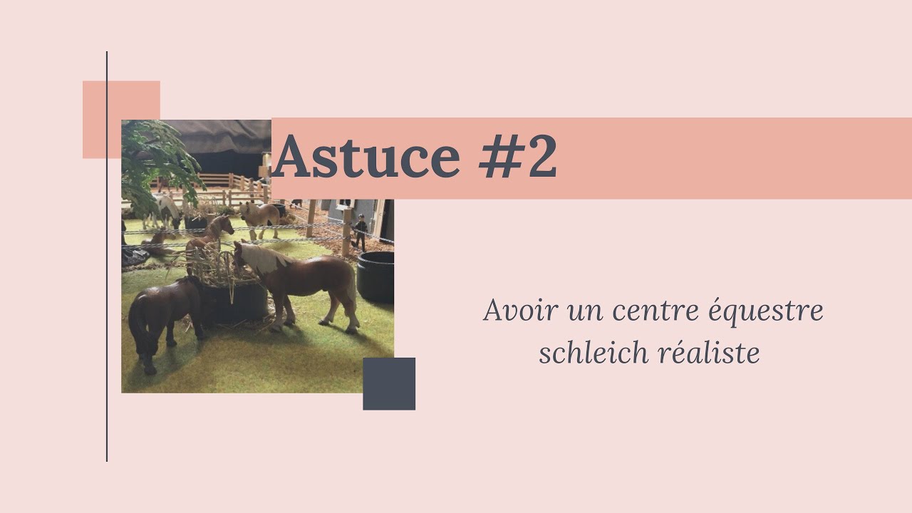 Avoir un centre équestre schleich réaliste ! Astuce #2