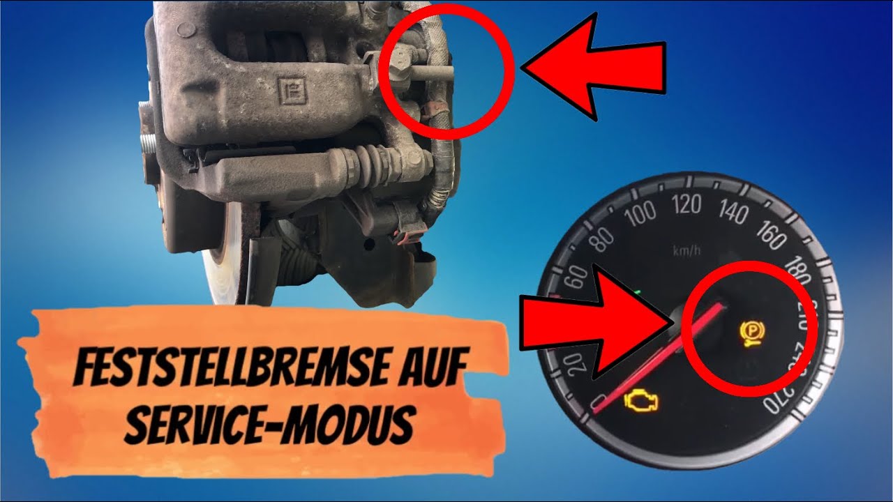 Opel Astra K - Feststellbremse Service-Modus | Manuelle Methode [English Sub]