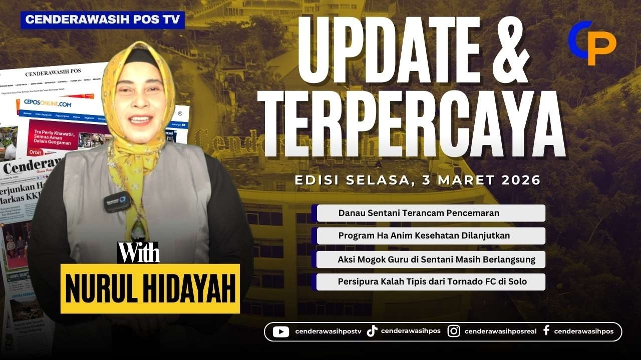 CEPOS MENYAPA Berita Edisi 3 Maret 2026 |  Penanganan Pencemaran Danau Sentani Kota Jayapura